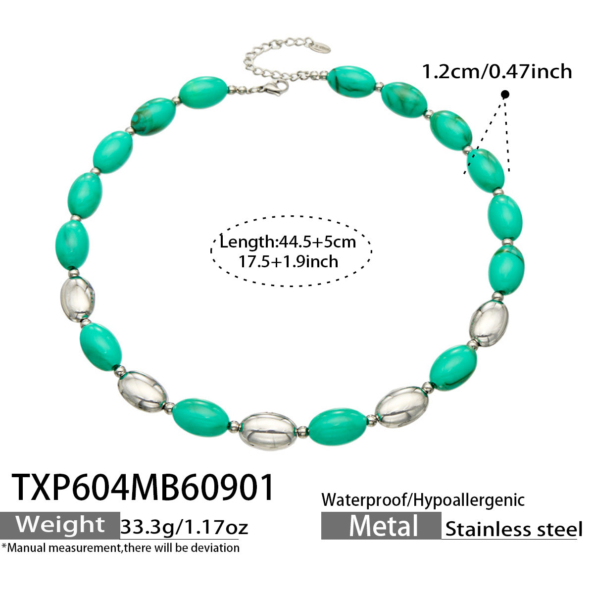 316L Stainless Steel 18K PVD Gold Resin Jewelry Bracelet and Necklace Collection
