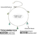 Anklet / Steel Tone / Green