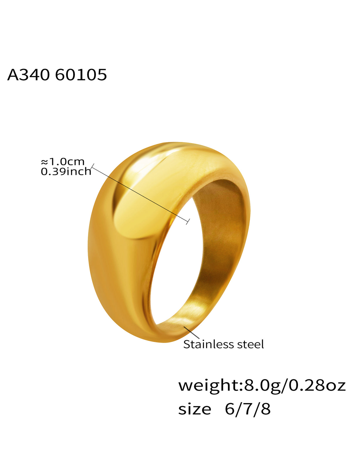 Miduoduo A340 Ring Specs - Dimension & Weight Specifications