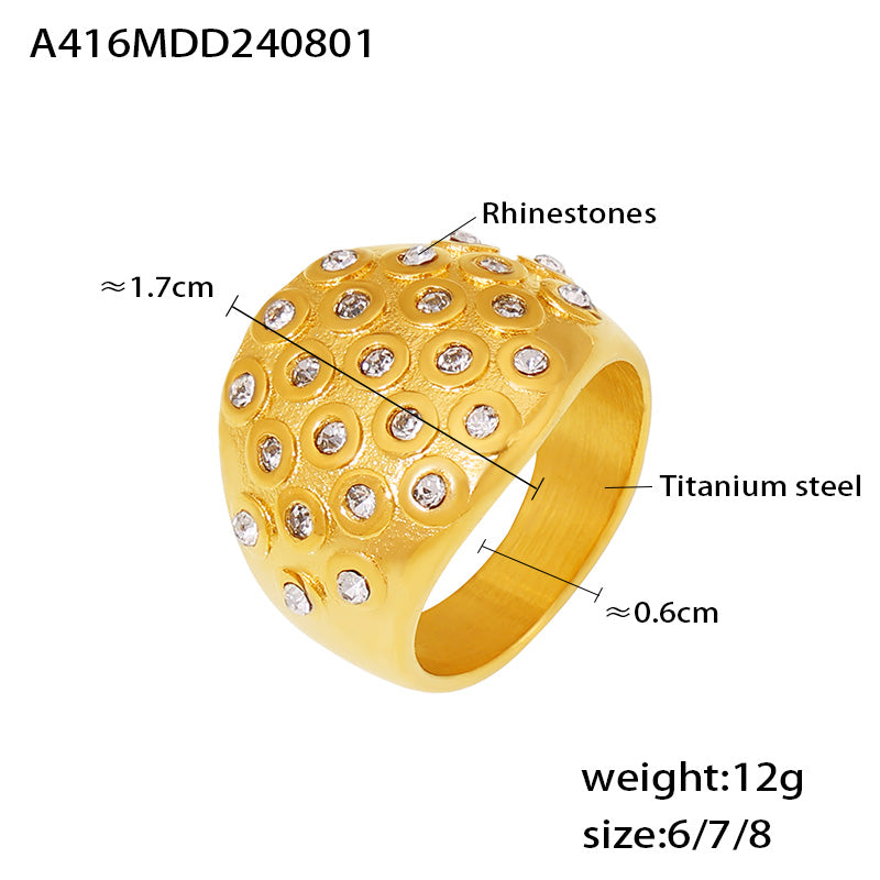 Miduoduo A416 Ring Gold - Dimension & Weight Specifications