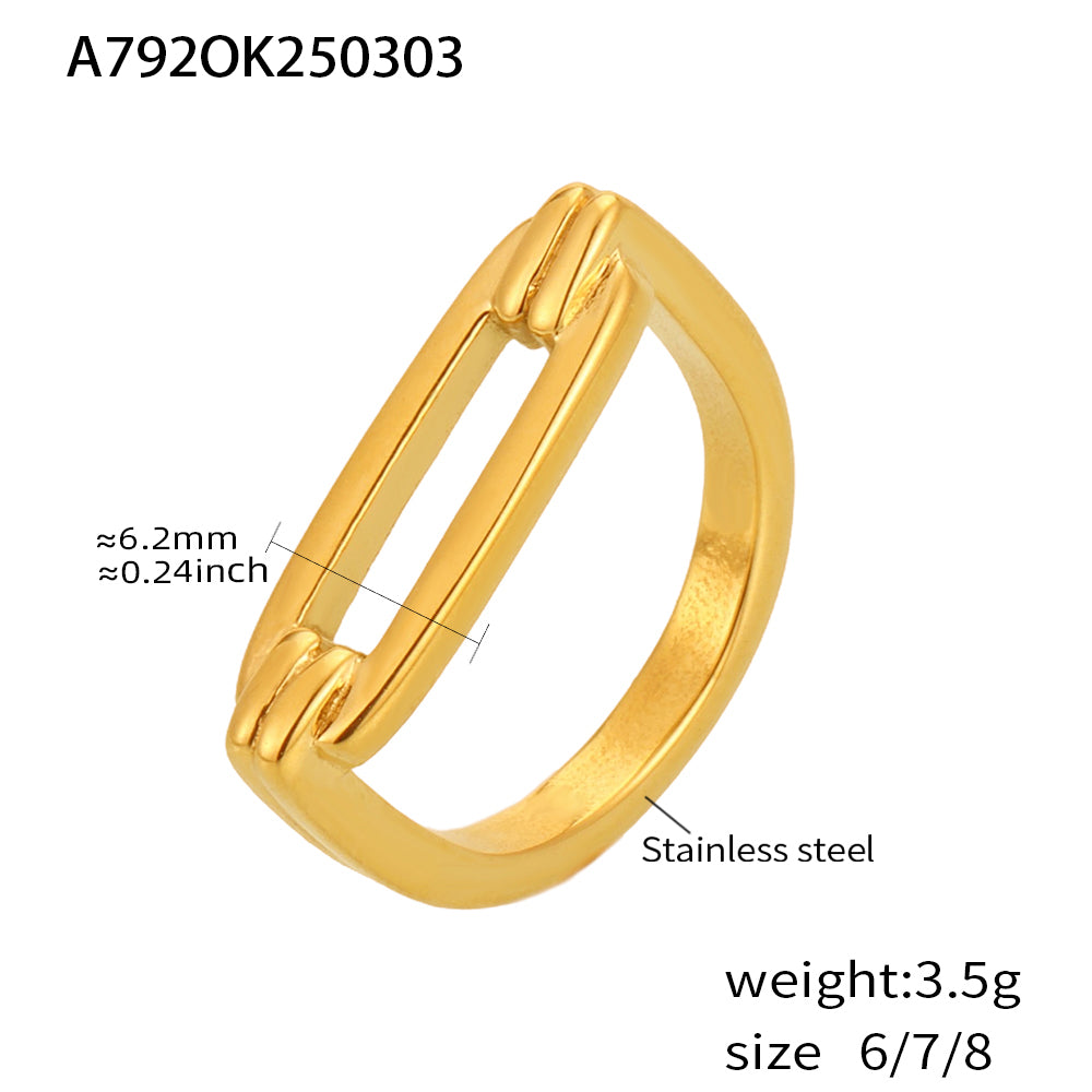 Miduoduo A792 Ring Gold - Dimension & Weight Specifications