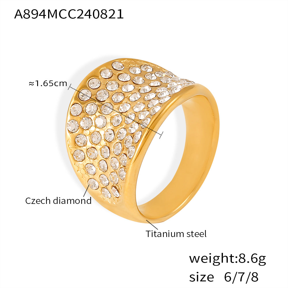 Miduoduo A894 Ring Gold - Dimension & Weight Specifications