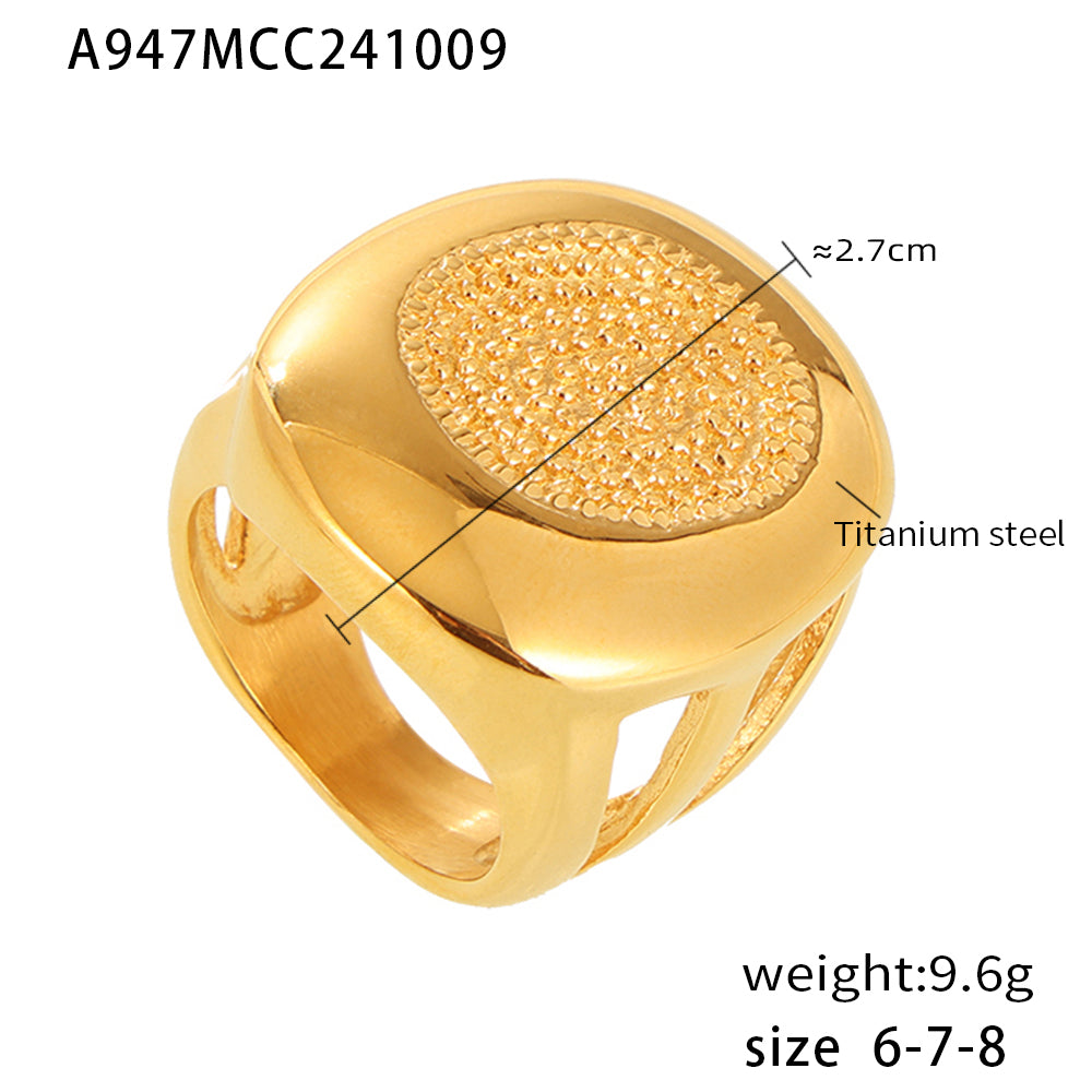 Miduoduo A947 Ring Gold - Dimension & Weight Specifications