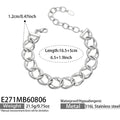 Chunky Oval Cuban - Silver / 5cm
