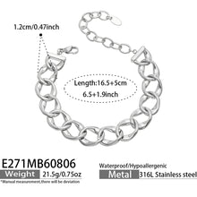 316L Stainless Steel 18K PVD Gold Bear Pendant Chain Bracelet made with 316L stainless steel and 18K PVD gold finish for wholesale jewelry buyers - image 11