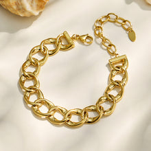 316L Stainless Steel 18K PVD Gold Bear Pendant Chain Bracelet made with 316L stainless steel and 18K PVD gold finish for wholesale jewelry buyers - image 14