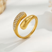 Product card showing size and style details of a black enamel 316L stainless steel open ring