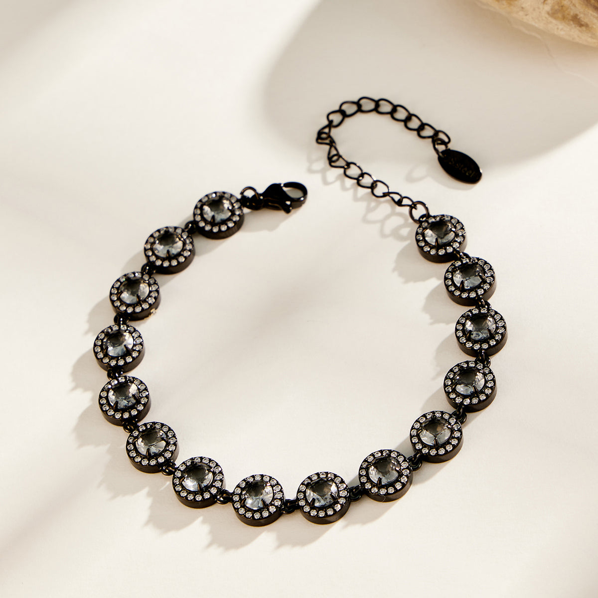 316L Stainless Steel 18K PVD Gold Black Zircon Necklace made with 316L stainless steel and 18K PVD gold finish for wholesale jewelry buyers - image 11