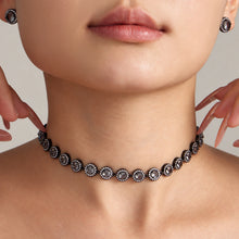 316L Stainless Steel 18K PVD Gold Black Zircon Necklace made with 316L stainless steel and 18K PVD gold finish for wholesale jewelry buyers - image 15