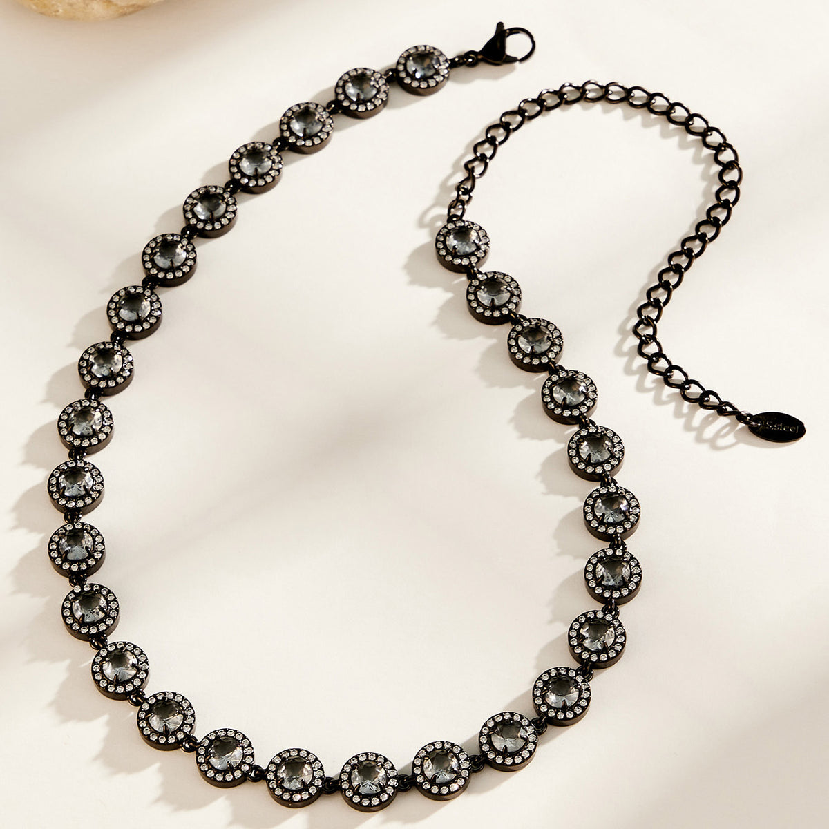 316L Stainless Steel 18K PVD Gold Black Zircon Necklace made with 316L stainless steel and 18K PVD gold finish for wholesale jewelry buyers - image 18