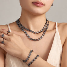 316L Stainless Steel 18K PVD Gold Black Zircon Necklace made with 316L stainless steel and 18K PVD gold finish for wholesale jewelry buyers - image 4