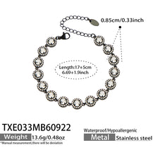 316L Stainless Steel 18K PVD Gold Black Zircon Necklace made with 316L stainless steel and 18K PVD gold finish for wholesale jewelry buyers - image 6