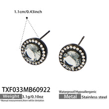 316L Stainless Steel 18K PVD Gold Black Zircon Necklace made with 316L stainless steel and 18K PVD gold finish for wholesale jewelry buyers - image 8