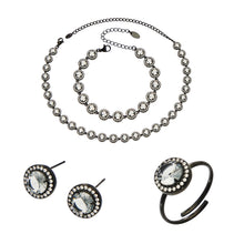 316L Stainless Steel 18K PVD Gold Black Zircon Necklace made with 316L stainless steel and 18K PVD gold finish for wholesale jewelry buyers - image 9