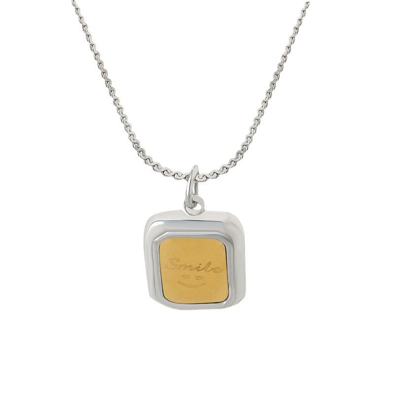 316L Stainless Steel 18K PVD Gold Block Chain Necklace made with 316L stainless steel and 18K PVD gold finish for wholesale jewelry buyers - image 4