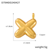 316L Stainless Steel 18K PVD Gold Bubble Letter Pendant made with 316L stainless steel and 18K PVD gold finish for wholesale jewelry buyers - image 5