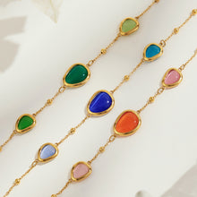 316L Stainless Steel 18K PVD Gold Cat Eye Bracelet made with 316L stainless steel and 18K PVD gold finish for wholesale jewelry buyers - image 14