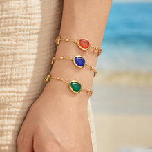 316L Stainless Steel 18K PVD Gold Cat Eye Bracelet made with 316L stainless steel and 18K PVD gold finish for wholesale jewelry buyers - image 17