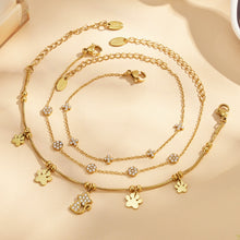 316L Stainless Steel 18K PVD Gold Cat Paw Pendant Bracelet made with 316L stainless steel and 18K PVD gold finish for wholesale jewelry buyers - image 3