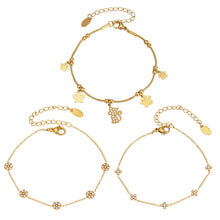 316L Stainless Steel 18K PVD Gold Cat Paw Pendant Bracelet made with 316L stainless steel and 18K PVD gold finish for wholesale jewelry buyers - image 5