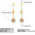 Champagne Crystal – Gold / Earrings