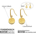 Earrings / 福囍双面Gold / Default