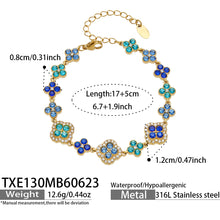 316L Stainless Steel 18K PVD Gold Clover Bracelet made with 316L stainless steel and 18K PVD gold finish for wholesale jewelry buyers - image 5