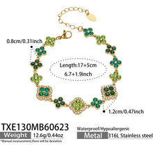 316L Stainless Steel 18K PVD Gold Clover Bracelet made with 316L stainless steel and 18K PVD gold finish for wholesale jewelry buyers - image 6