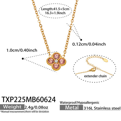 316L Stainless Steel 18K PVD Gold Clover Earrings made with 316L stainless steel and 18K PVD gold finish for wholesale jewelry buyers - image 16