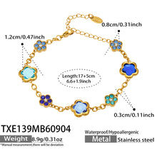 316L Stainless Steel 18K PVD Gold Clover Flower Jewelry Collection made with 316L stainless steel and 18K PVD gold finish for wholesale jewelry buyers - image 21