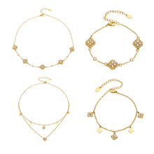 316L Stainless Steel 18K PVD Gold Clover Pendant Necklace made with 316L stainless steel and 18K PVD gold finish for wholesale jewelry buyers - image 14
