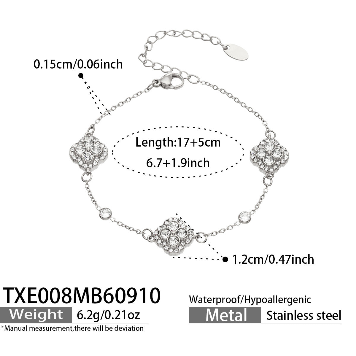 316L Stainless Steel 18K PVD Gold Clover Pendant Necklace made with 316L stainless steel and 18K PVD gold finish for wholesale jewelry buyers - image 15