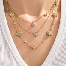 316L Stainless Steel 18K PVD Gold Clover Pendant Necklace made with 316L stainless steel and 18K PVD gold finish for wholesale jewelry buyers - image 5