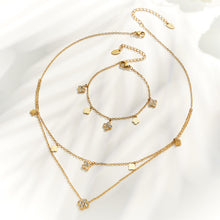 316L Stainless Steel 18K PVD Gold Clover Pendant Necklace made with 316L stainless steel and 18K PVD gold finish for wholesale jewelry buyers - image 8