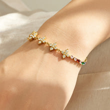 316L Stainless Steel 18K PVD Gold Clover Zircon Bracelet made with 316L stainless steel and 18K PVD gold finish for wholesale jewelry buyers - image 4