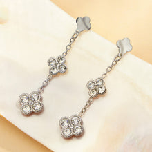 316L Stainless Steel 18K PVD Gold Clover Zircon Earrings made with 316L stainless steel and 18K PVD gold finish for wholesale jewelry buyers - image 20