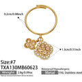 Champagne Zircon Gold / Size 7