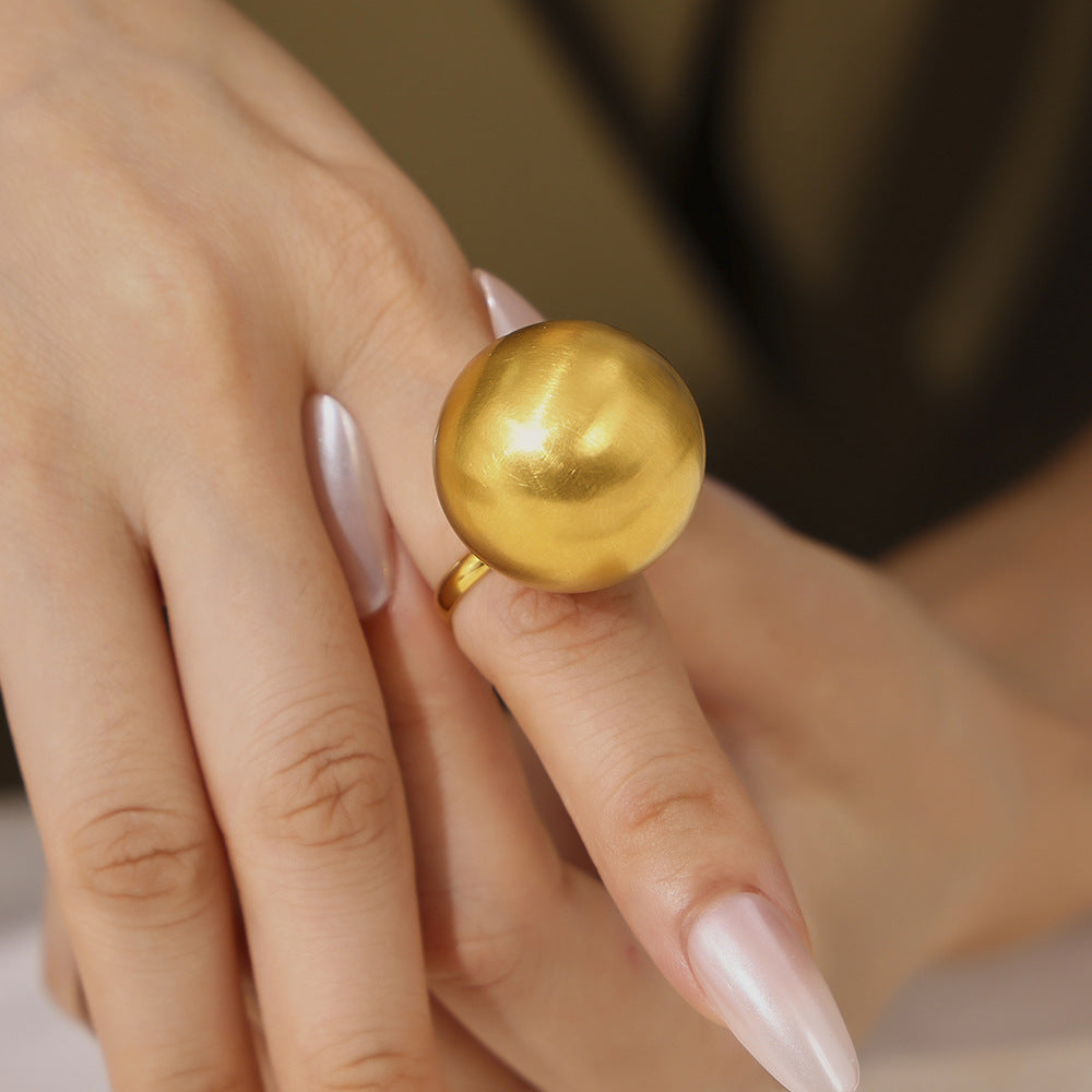 Colorful Enamel Ring in Gold