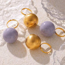 316L Stainless Steel 18K PVD Gold Colorful Enamel Ring made with 316L stainless steel and 18K PVD gold finish for wholesale jewelry buyers - image 3