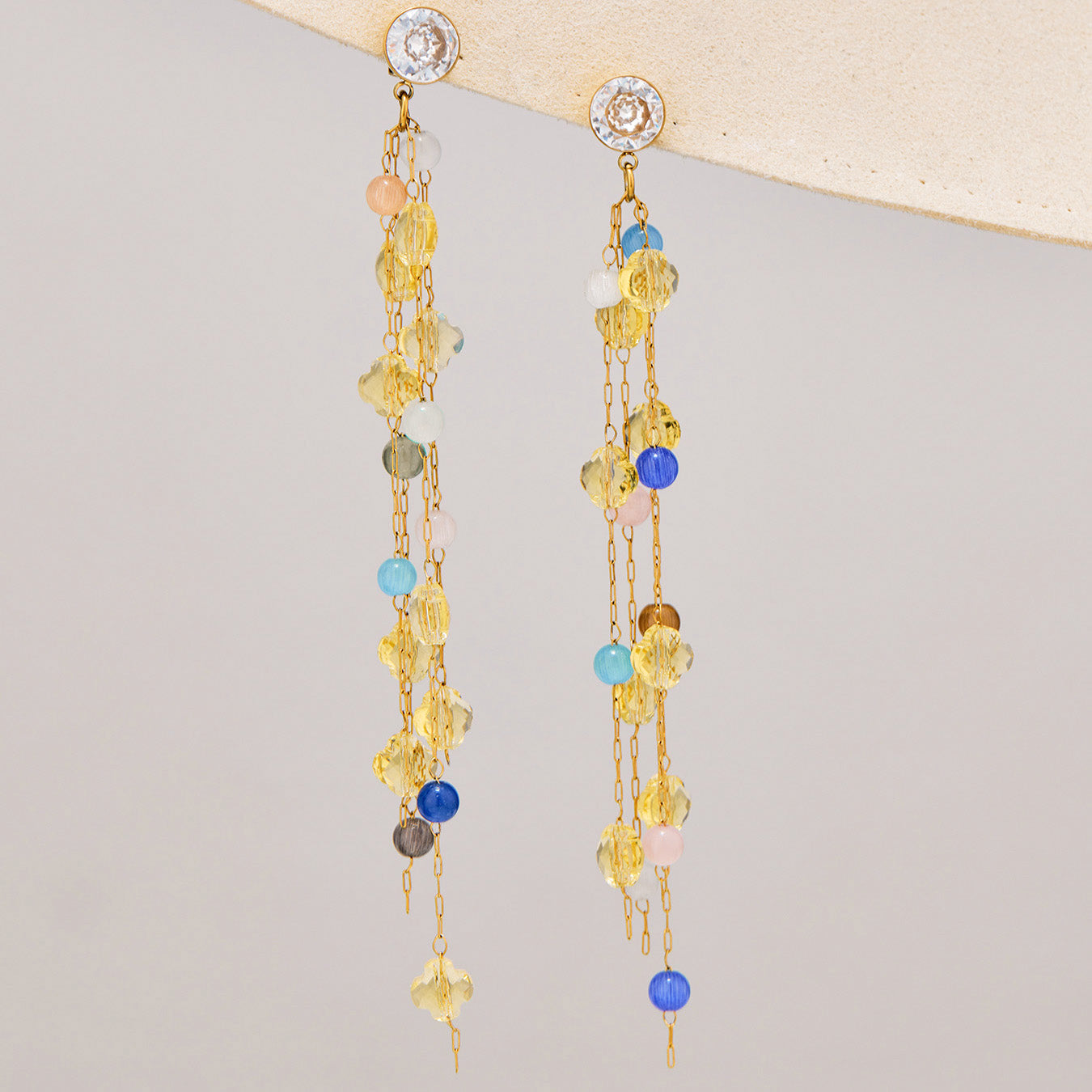 Colorful gemstone drop earrings for everyday and occasion jewelry