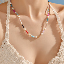 316L Stainless Steel 18K PVD Gold Colorful Natural Stone Necklace made with 316L stainless steel and 18K PVD gold finish for wholesale jewelry buyers - image 12