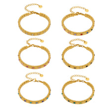 Stunning white zircon bracelet