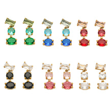 316L Stainless Steel 18K PVD Gold Colorful Zircon Earrings made with 316L stainless steel and 18K PVD gold finish for wholesale jewelry buyers - image 18