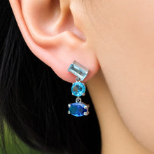 316L Stainless Steel 18K PVD Gold Colorful Zircon Earrings made with 316L stainless steel and 18K PVD gold finish for wholesale jewelry buyers - image 5