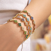 316L Stainless Steel 18K PVD Gold Colorful Zircon Matching Collection made with 316L stainless steel and 18K PVD gold finish for wholesale jewelry buyers - image 12