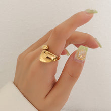 316L Stainless Steel 18K PVD Gold Concave Band Ring made with 316L stainless steel and 18K PVD gold finish for wholesale jewelry buyers - image 3