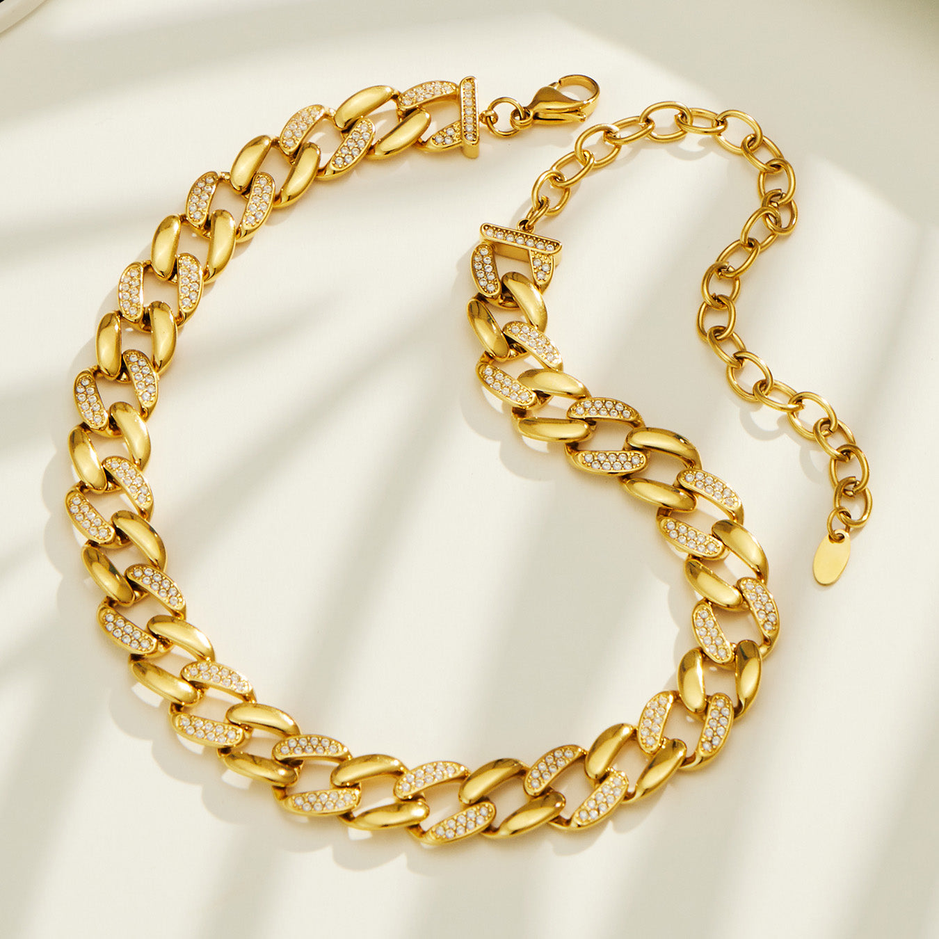 316L Stainless Steel 18K PVD Gold Cuban Chain Bracelet made with 316L stainless steel and 18K PVD gold finish for wholesale jewelry buyers - image 10