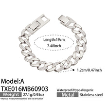 316L Stainless Steel 18K PVD Gold Cuban Chain Bracelet made with 316L stainless steel and 18K PVD gold finish for wholesale jewelry buyers - image 12