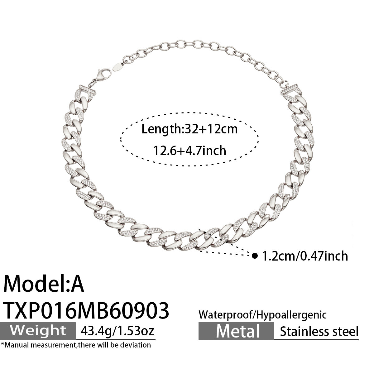 316L Stainless Steel 18K PVD Gold Cuban Chain Bracelet made with 316L stainless steel and 18K PVD gold finish for wholesale jewelry buyers - image 16