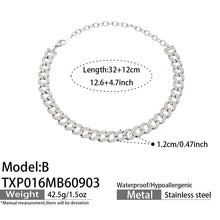 316L Stainless Steel 18K PVD Gold Cuban Chain Bracelet made with 316L stainless steel and 18K PVD gold finish for wholesale jewelry buyers - image 18